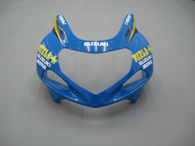 2001-2003 Suzuki GSXR 600 / GSXR 750 Motorcycle Fairings - Blue Yellow Black Motul Rizla UK