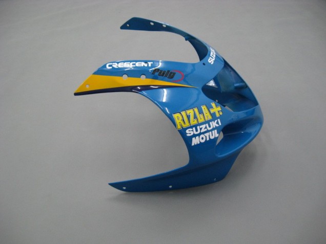 2001-2003 Suzuki GSXR 600 / GSXR 750 Motorcycle Fairings - Blue Yellow Black Motul Rizla UK