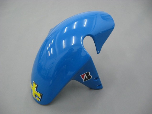 2001-2003 Suzuki GSXR 600 / GSXR 750 Motorcycle Fairings - Blue Yellow Black Motul Rizla UK