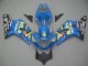 2001-2003 Suzuki GSXR 600 / GSXR 750 Motorcycle Fairings - Blue Yellow Black Motul Rizla UK