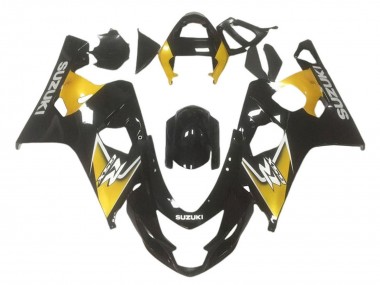 2001-2003 Suzuki GSXR 600 / GSXR 750 Motorcycle Fairings - Yellow Glossy Black UK