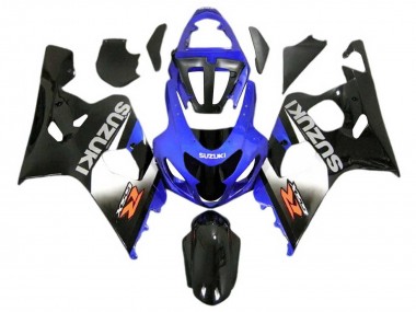 2004-2005 Suzuki GSXR 600 / GSXR 750 Motorcycle Fairings - Blue Black UK
