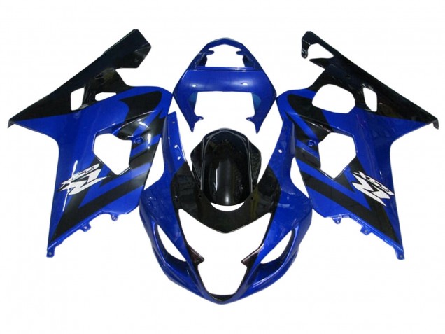 2004-2005 Suzuki GSXR 600 / GSXR 750 Motorcycle Fairing Kits - Blue Black UK