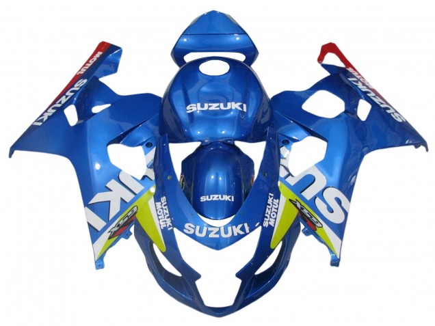 2004-2005 Suzuki GSXR 600 / GSXR 750 Motorcycle Fairings - Blue Green Red Motul UK
