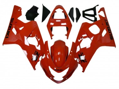 2004-2005 Suzuki GSXR 600 / GSXR 750 Motorcycle Fairing - Red Black UK
