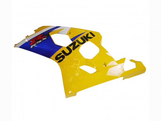 2004-2005 Suzuki GSXR 600 / GSXR 750 Motorcycle Fairing - Yellow White Blue Black UK