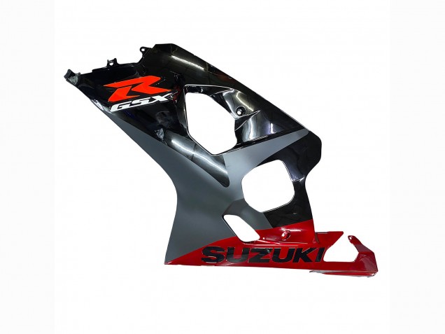 2004-2005 Suzuki GSXR 600 / GSXR 750 Motorcycle Fairings - Black Grey Red UK