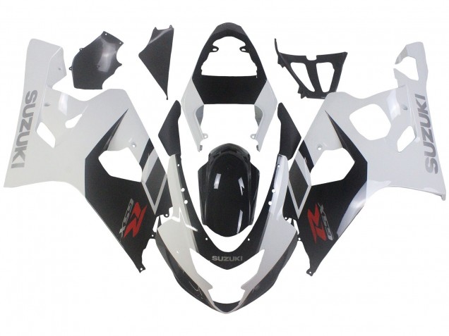 2004-2005 Suzuki GSXR 600 / GSXR 750 Motorcycle Fairings - White Black Red UK