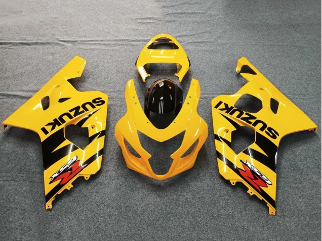 2004-2005 Suzuki GSXR 600 / GSXR 750 Motorcycle Fairings - Yellow Black UK