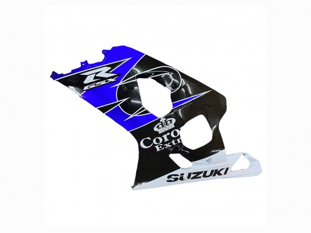 2004-2005 Suzuki GSXR 600 / GSXR 750 Motorcycle Fairing - White Blue Black Corona Motul UK