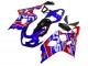 2004-2005 Suzuki GSXR 600 / GSXR 750 Motorcycle Fairings - Blue Red Black Motul Dunlop UK