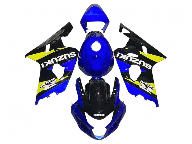 2004-2005 Suzuki GSXR 600 / GSXR 750 Motorcycle Fairings - Blue Yellow Black UK