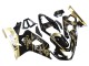 2004-2005 Suzuki GSXR 600 / GSXR 750 Motorcycle Fairings - Glossy Black Gold Corona UK