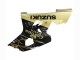 2004-2005 Suzuki GSXR 600 / GSXR 750 Motorcycle Fairings - Glossy Black Gold Corona UK