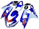 2004-2005 Suzuki GSXR 600 / GSXR 750 Motorcycle Fairing - White Blue Red UK