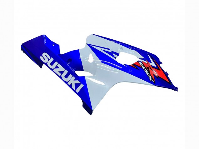 2004-2005 Suzuki GSXR 600 / GSXR 750 Motorcycle Fairing - White Blue Red UK