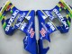 2004-2005 Suzuki GSXR 600 / GSXR 750 Motorcycle Fairings - Blue White Yellow Green Telefumica Motul MoviStar UK