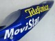 2004-2005 Suzuki GSXR 600 / GSXR 750 Motorcycle Fairings - Blue White Yellow Green Telefumica Motul MoviStar UK
