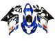 2004-2005 Suzuki GSXR 600 / GSXR 750 Motorcycle Fairings - Blue White Black UK