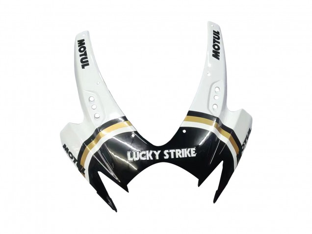 2006-2007 Suzuki GSXR 600 / GSXR 750 Motorcycle Fairings - White Black Lucky Strike Motul UK