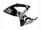 2006-2007 Suzuki GSXR 600 / GSXR 750 Motorcycle Fairings - Glossy Black White Motul Lucky Strike UK