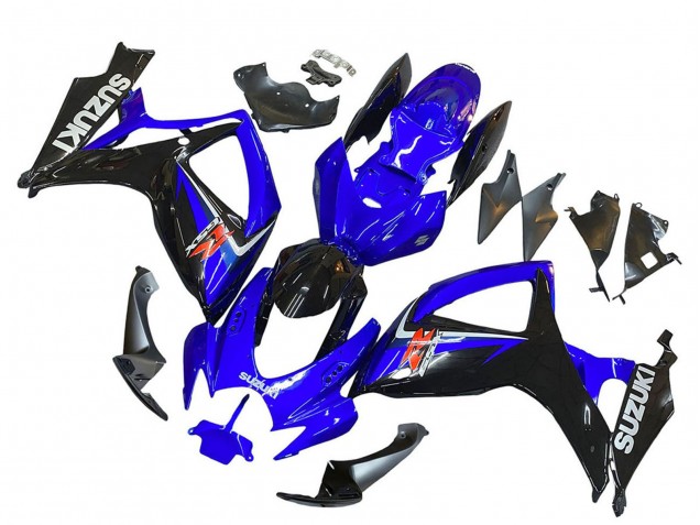 2006-2007 Suzuki GSXR 600 / GSXR 750 Motorcycle Fairings - Blue Black Red UK