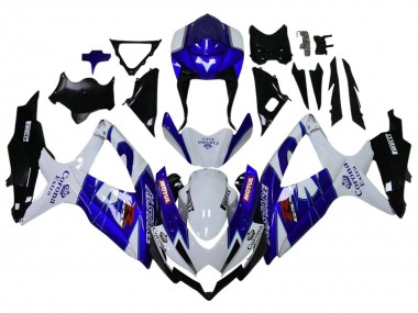 2008-2010 Suzuki GSXR 600 / GSXR 750 Motorcycle Fairings - White Blue Matte Black Red Motul UK