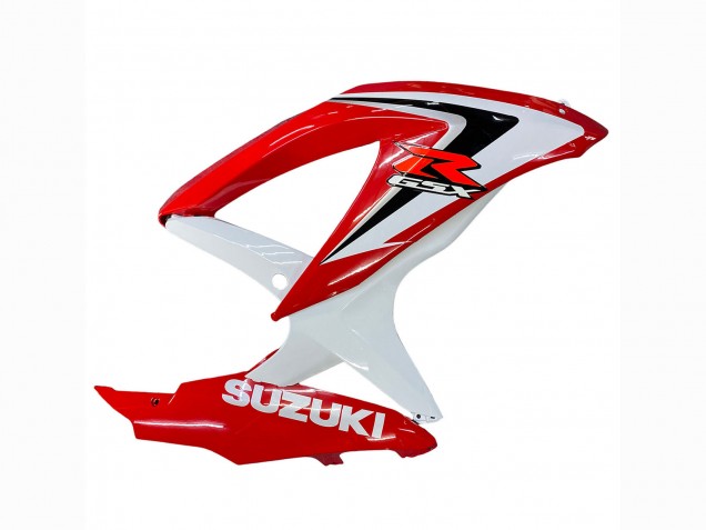 2008-2010 Suzuki GSXR 600 / GSXR 750 Motorcycle Fairings - White Red Black UK