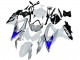 2008-2010 Suzuki GSXR 600 / GSXR 750 Motorcycle Fairings - White Silver Blue Black UK