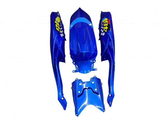 2008-2010 Suzuki GSXR 600 / GSXR 750 Motorcycle Fairings - Blue Fluorescent Green Shark UK