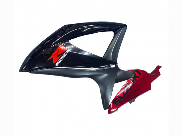 2008-2010 Suzuki GSXR 600 / GSXR 750 Motorcycle Fairing - Red Glossy Black UK