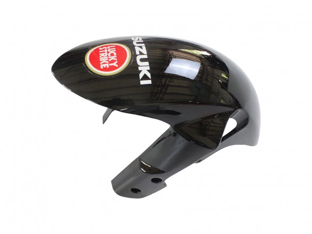2008-2010 Suzuki GSXR 600 / GSXR 750 Motorcycle Fairings - Glossy Black Red White Motul Lucky Strike UK
