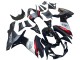2011-2024 Suzuki GSXR 600 / GSXR 750 Motorcycle Fairings - Glossy Black Forged Carbon Fiber Silver Red UK
