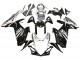 2011-2024 Suzuki GSXR 600 / GSXR 750 Motorcycle Fairing - Glossy Black Silver UK