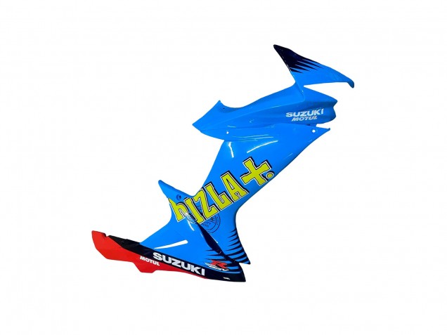 2011-2024 Suzuki GSXR 600 / GSXR 750 Motorcycle Fairings - Blue Gold Red Black Rizla UK