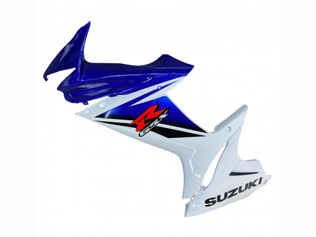 2011-2024 Suzuki GSXR 600 / GSXR 750 Motorcycle Fairing - White Blue Red UK