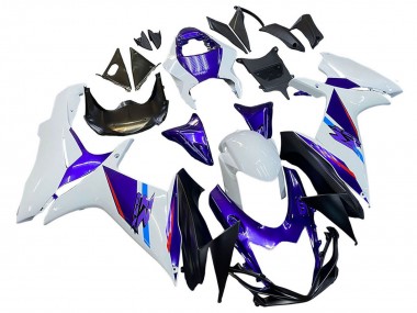 2011-2024 Suzuki GSXR 600 / GSXR 750 Motorcycle Fairings - Blue Purple White UK