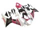 2011-2024 Suzuki GSXR 600 / GSXR 750 Motorcycle Fairings - White Pink Black Corona UK