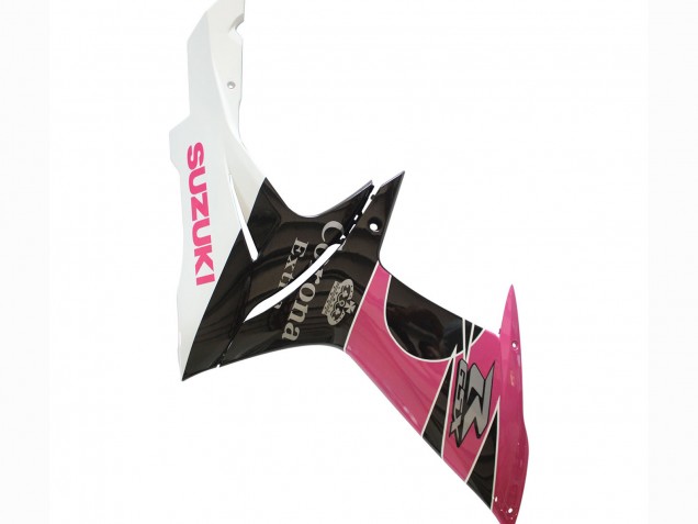 2011-2024 Suzuki GSXR 600 / GSXR 750 Motorcycle Fairings - White Pink Black Corona UK