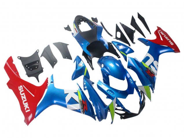 2011-2024 Suzuki GSXR 600 / GSXR 750 Motorcycle Fairings - Blue Red UK