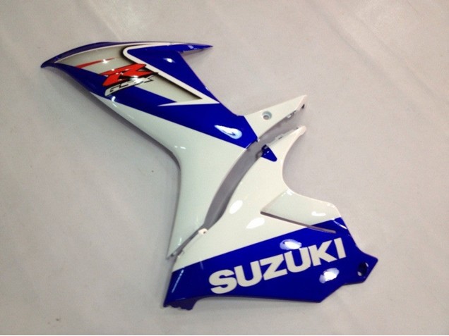2011-2024 Suzuki GSXR 600 / GSXR 750 Motorcycle Fairings - Blue White UK