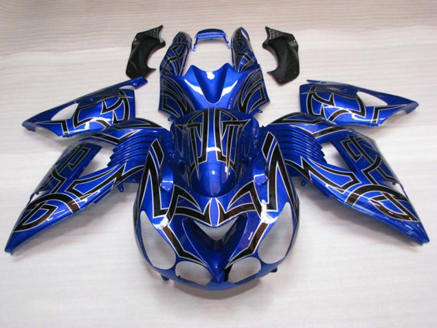 2011-2024 Suzuki GSXR 600 / GSXR 750 Motorcycle Fairings - Blue Black UK
