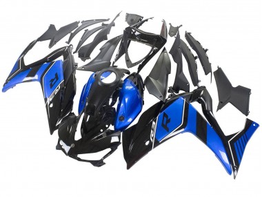2015-2018 Yamaha YZF R3/R25 Motorcycle Fairing - Blue Glossy Black UK