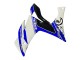 2015-2018 Yamaha YZF R3/R25 Motorcycle Fairings - White Blue Black Racing UK