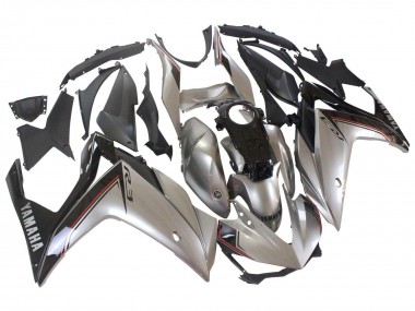 2015-2018 Yamaha YZF R3/R25 Motorcycle Fairings - Silver Black UK