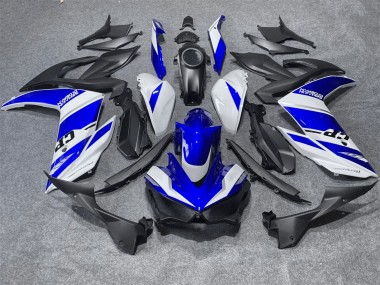 2015-2018 Yamaha YZF R3/R25 Motorcycle Fairings - White Blue UK