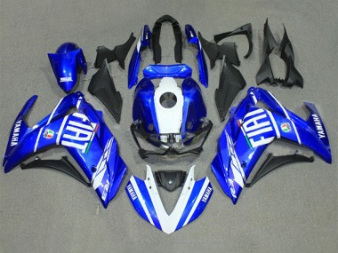2015-2018 Yamaha YZF R3/R25 Motorcycle Fairings - Blue White Fiat UK