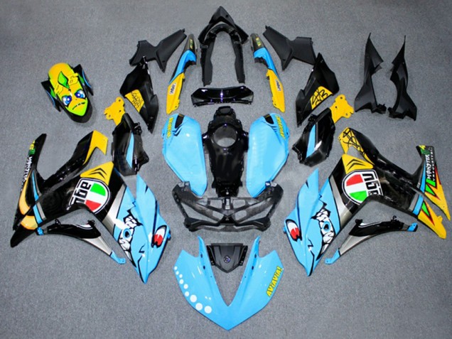 2015-2018 Yamaha YZF R3/R25 Motorcycle Fairings - Light Blue Yellow Silver Black UK