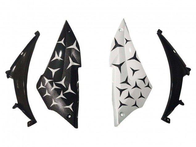 2015-2018 Yamaha YZF R3/R25 Motorcycle Fairings - White Green Glossy Black UK