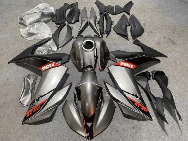 2015-2018 Yamaha YZF R3/R25 Motorcycle Fairings - Silver Red Black Racing UK